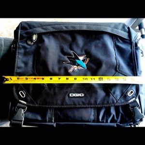 San Jose Sharks Hockey Ogio messenger laptop bag